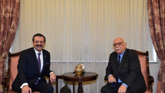 Bakan Avcı, TOBB Başkanı Hisarcıklıoğlu’nu kabul etti