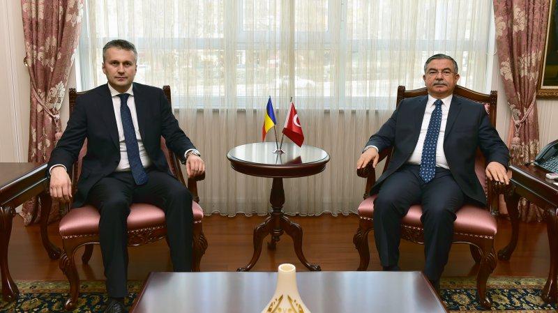 Bakan Yılmaz, Romanya Büyükelçisi Sopanda´yı kabul etti
